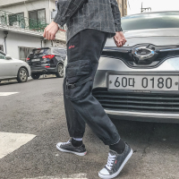 【COMEACROSS】男款19年新款港风潮收脚裤子