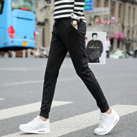 【COMEACROSS】纯色哈伦休闲裤小脚哈伦裤男