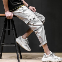 【COMEACROSS】休闲七分八分男工装裤两色