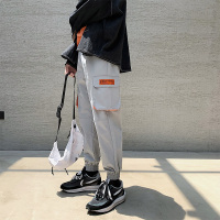 【COMEACROSS】港风日系工装裤休闲裤长裤松紧腰秋季中性裤男