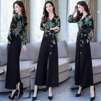 【COMEACROSS】套装/套裙2019年春季潮流简约个性显瘦修身百搭优雅休闲长袖