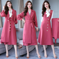 【COMEACROSS】套裙2019年春季潮流简约个性显瘦修身百搭优雅休闲长袖