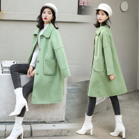 【秀衣记】2019新款时尚羊毛双面呢大衣外套
