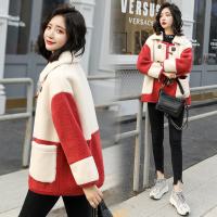 【秀衣记】休闲时尚潮流宽松毛呢外套长袖2019年冬季舒适优雅