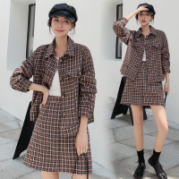 【秀衣记】时尚潮流舒适长袖套装/套裙2019年秋季休闲气质个性