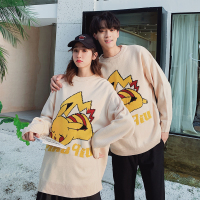 【秀衣记】2019秋冬情侣装针织衫羊毛衫线衫毛衣ins刺绣皮卡丘卡通日系