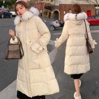 【秀衣记】优雅时尚潮流棉衣棉服中长款2019年冬季连帽宽松