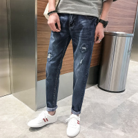 【秀衣记】2019年男士青年修身小脚韩版潮流裤