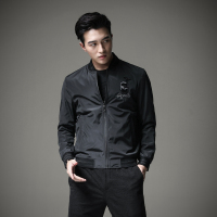 【秀衣记】轻奢简欧秋季品质男士夹克衫外套刺绣棒球服
