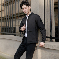 【秀衣记】2019新款大码日系休闲港仔夹克男优质棒球领学生男夹克