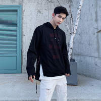 【秀衣记】19秋季情侣装卫衣双层网状设计潮男套头卫衣