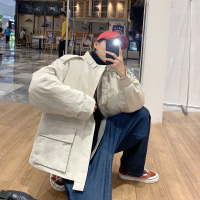 【秀衣记】2019冬工装机能立领加厚棉衣