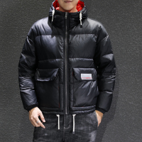【秀衣记】羽绒服男帅2019新款短款潮牌加厚休闲面包服青年冬季外套