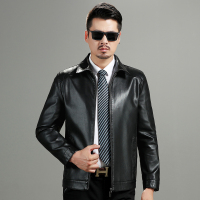 【COMEACROSS】冬款进口水洗皮立领翻领单皮加棉