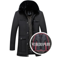 【COMEACROSS】可脱卸内胆版不可脱卸内胆版老你加绒加厚棉袄外套