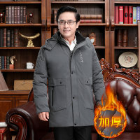 【COMEACROSS】男装冬季中老年棉衣爸爸装加厚可脱卸帽棉袄外套