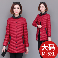 【COMEACROSS】中长款羽绒棉衣2019新款中年大码棉衣外套