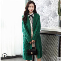 【COMEACROSS】毛衣慵懒风开衫宽松中长款秋冬新款针织衫外套单件开衫自主图开衫