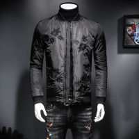 【COMEACROSS】冬季新款加厚蚕丝棉服刺绣休闲保暖棉衣