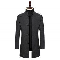 【COMEACROSS】男士西服外套中年韩版休闲修身中长款西装单件男上衣外套