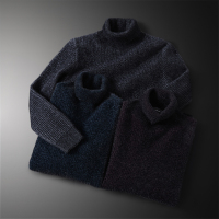 【COMEACROSS】冬季新款加厚高领仿貂绒标准版型毛衣