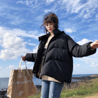 【秀衣记】中长款口袋拉链棉衣/棉服2019年秋冬季休闲时尚潮流舒适长袖