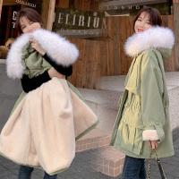 【秀衣记】简约时尚潮流棉衣/棉服长袖2019年冬季休闲宽松连帽