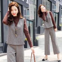 【COMEACROSS】法国小众三件套女秋装2020新款时尚气质显瘦简约洋气减龄套装