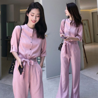 【秀衣记】套装套裙时尚潮流舒适气质2020年夏季优雅个性显廋