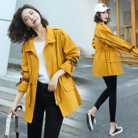 【秀衣记】2020春夏季韩版薄款外套女小个子女生收腰显瘦学生ins港风休闲风衣