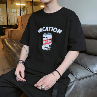 【秀衣记】短袖T恤男士衣服宽松圆领半袖潮流全棉打底衫男夏2020新款