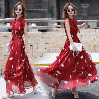 【COMEACROSS】2020年夏季套头连衣裙无袖中长款修身显瘦简约可爱潮流