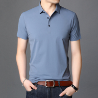 【COMEACROSS】2020夏季新款高端精品无痕压胶男士翻领T恤