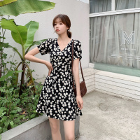 【秀衣记】2020新款夏季小雏菊连衣裙女
