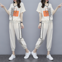 【COMEACROSS】2020时尚印花休闲风两件套套装