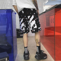 【秀衣记】新款星空短裤宽松运动休闲男女五分裤