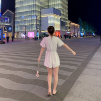 【HY&CO】夏季新款短袖连体短裤