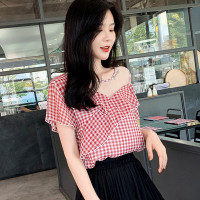 【HY&CO】潮流时尚蕾丝衫/雪纺衫舒适短袖2020年夏季休闲优雅