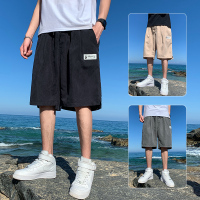 【外滩之韵】2020夏季潮男港风宽松短裤男士多色贴标休闲裤