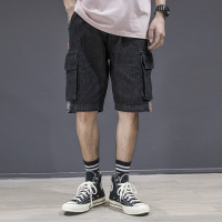 【HY&CO】2020新款日系工装牛仔中裤五分裤短裤