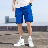 【HY&CO】夏季短裤男宽松直筒五分裤日系潮流百搭工装裤