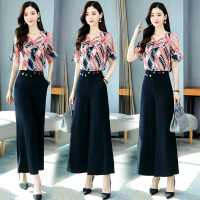 【铂瑟】时尚气质百搭宽松优雅套装/套裙通勤两件套休闲