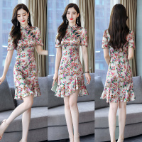 【铂瑟】连衣裙修身气质淑女短裙收腰美丽潮流舒适2020年夏季
