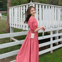 【秀衣记】新款穿搭薄款连衣裙2020夏装新款成熟风女装轻熟风小个子子裙