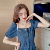 【HY&CO】仙法国小众智熏法式桔梗复古山本一字肩小个子