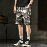 【外滩之韵】夏季大码短裤男迷彩宽松5分裤优质纯棉休闲裤运动跑裤男