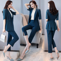 【COMEACROSS】套装/套裙2020年夏季潮流简约个性显瘦修身百搭口袋纯色