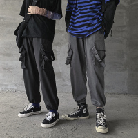 【秀衣记】新款百搭黑暗系宽松休闲工装