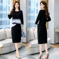 【COMEACROSS】2020秋款时尚气质两件套套裙