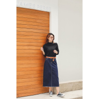 【秀衣记】新款牛仔裤韩版修时尚潮流百搭牛仔裙